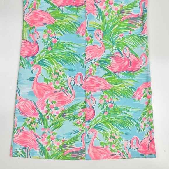 Lilly Pulitzer Floridita Flamingo Mini Harper Shift Dress L 8-10 - Picture 4 of 7